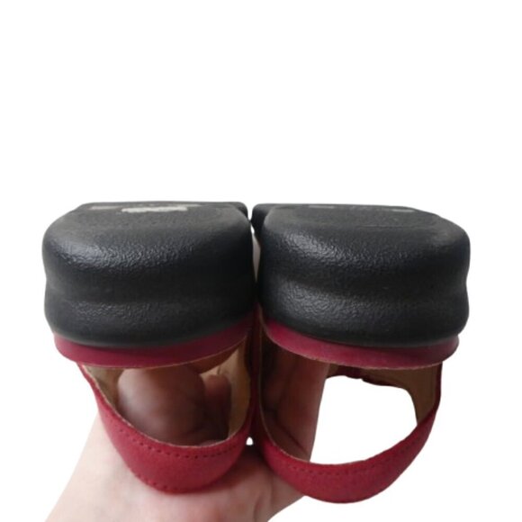 SAS Red Leather Open Toe Thong Sandals Womens 9.5 - Picture 12 of 12